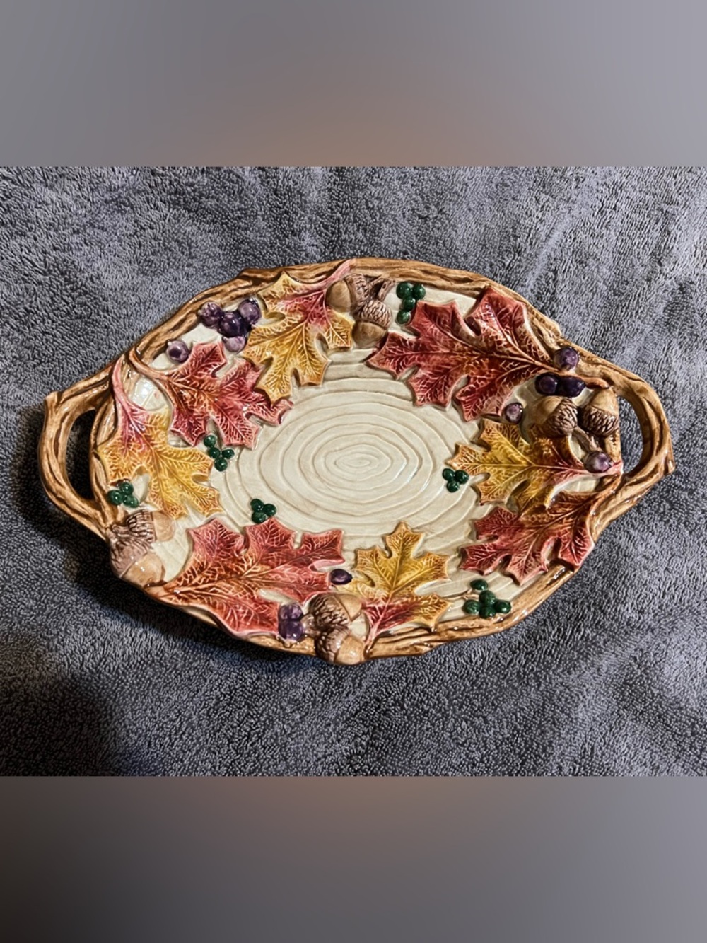 Fitz and Floyd oval Serving Platter